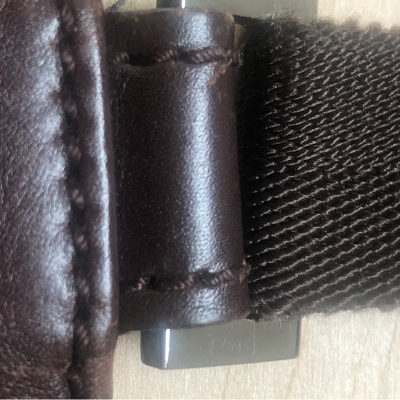 Gucci Messenger Bag - GG monogram brown leather cross body - Picture 6 of 9